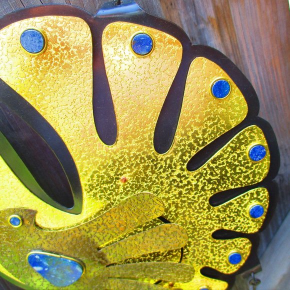 Vintage MCM Mid Century Modern Wall Hanging SIGNED - Picture 5 of 15